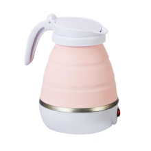 Amazon Supplier 110V/220V 0.6L Mini Portable Foldable Stainless Steel Electric Kettle